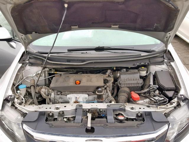 19XFB2F95CE363993 - 2012 HONDA CIVIC EXL SILVER photo 7