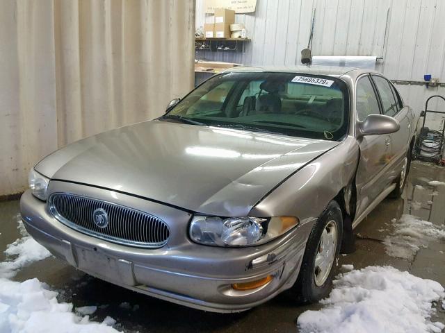 1G4HP54K114182031 - 2001 BUICK LESABRE CU TAN photo 2