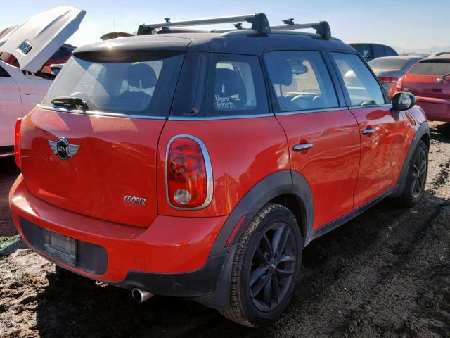 WMWZB3C5XBWM29136 - 2011 MINI COOPER COU RED photo 4