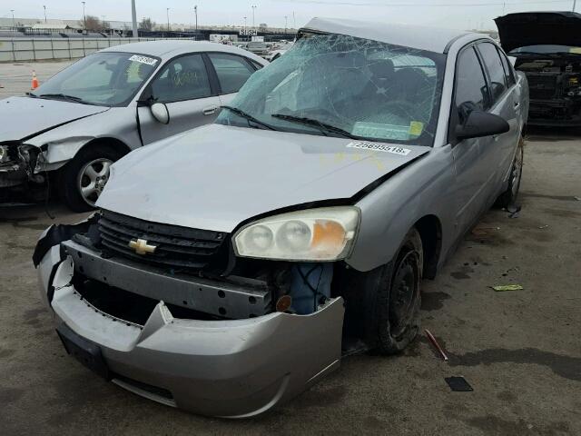 1G1ZS58N57F129947 - 2007 CHEVROLET MALIBU LS SILVER photo 2