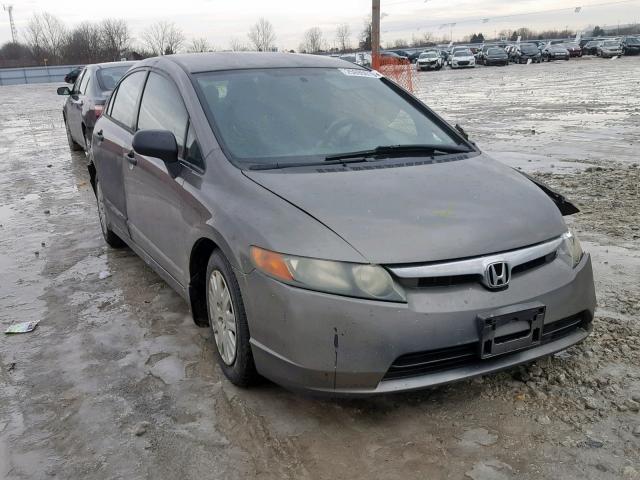 2HGFA16366H035257 - 2006 HONDA CIVIC DX V GRAY photo 1