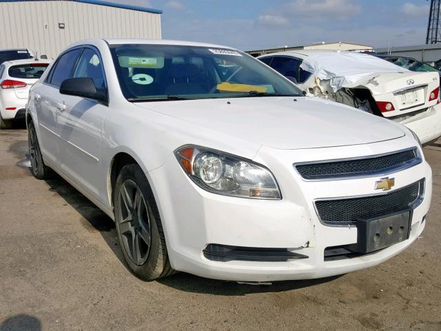 1G1ZA5EUXCF159258 - 2012 CHEVROLET MALIBU LS WHITE photo 1