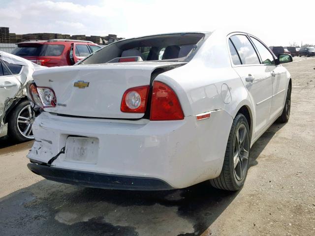 1G1ZA5EUXCF159258 - 2012 CHEVROLET MALIBU LS WHITE photo 4
