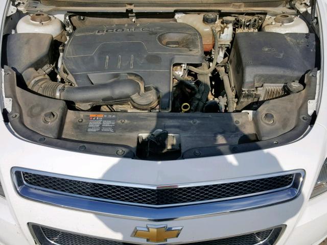 1G1ZA5EUXCF159258 - 2012 CHEVROLET MALIBU LS WHITE photo 7