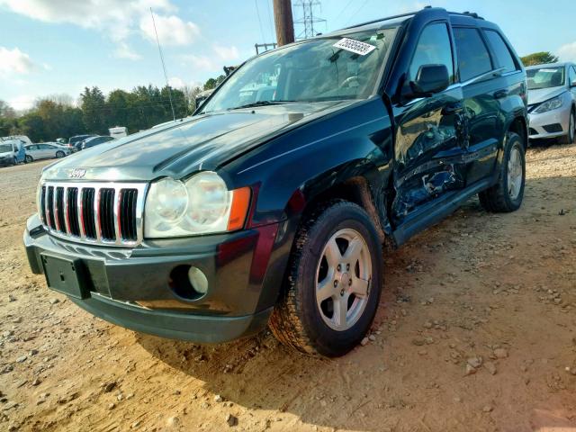 1J4HR58N95C590172 - 2005 JEEP GRAND CHER BLACK photo 2