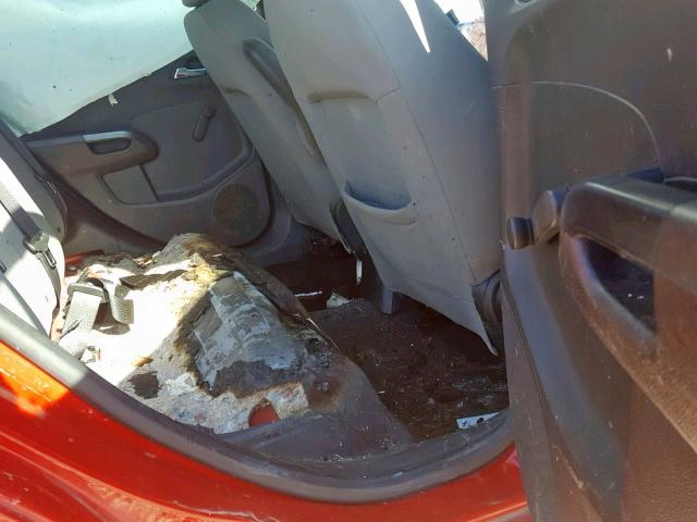 1G1JA5SH2C4136217 - 2012 CHEVROLET SONIC LS 红色 照片 6