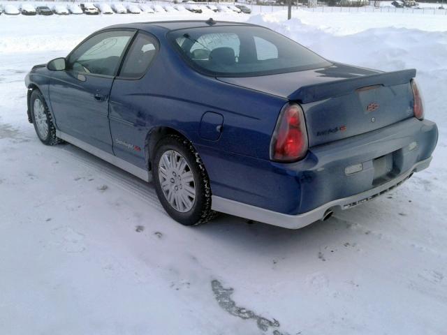 2G1WZ151049133983 - 2004 CHEVROLET MONTE CARL BLUE photo 3