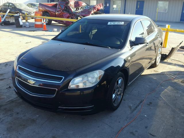 1G1ZH57B68F187556 - 2008 CHEVROLET MALIBU 1LT შავი ფოტო 2