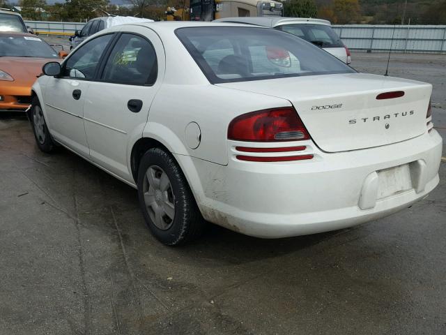 1B3EL36X44N353516 - 2004 DODGE STRATUS SE WHITE photo 3