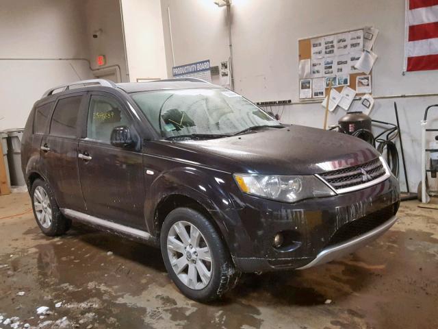 JA4LT31W49Z008548 - 2009 MITSUBISHI OUTLANDER BLACK photo 1