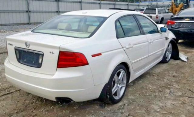 19UUA662X6A039323 - 2006 ACURA 3.2TL WHITE photo 4