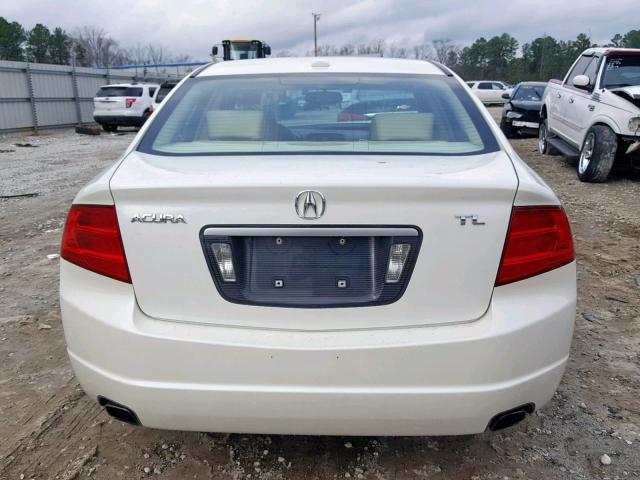 19UUA662X6A039323 - 2006 ACURA 3.2TL WHITE photo 9