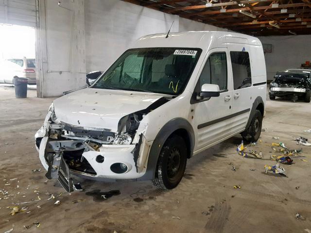 NM0KS9BN4DT143552 - 2013 FORD TRANSIT CO WHITE photo 2