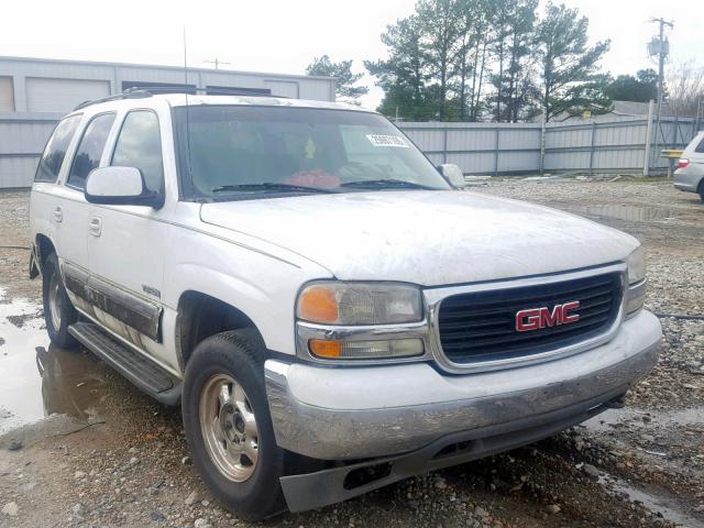 1GKEC13T91J285421 - 2001 GMC YUKON WHITE photo 1