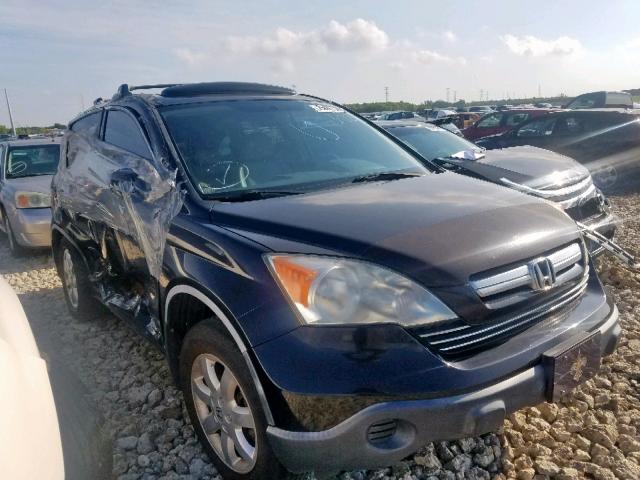 JHLRE487X7C072157 - 2007 HONDA CR-V EXL BLACK photo 1