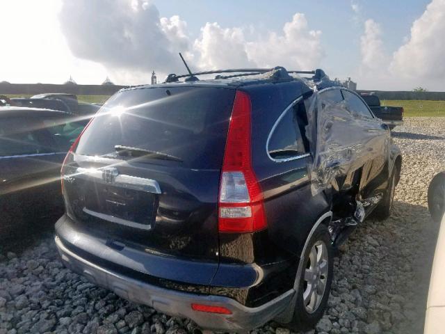 JHLRE487X7C072157 - 2007 HONDA CR-V EXL BLACK photo 4