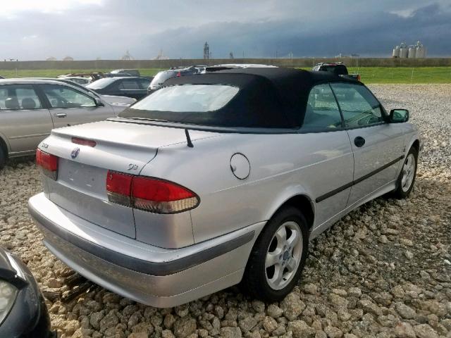 YS3DF75K517015646 - 2001 SAAB 9-3 SE SILVER photo 4