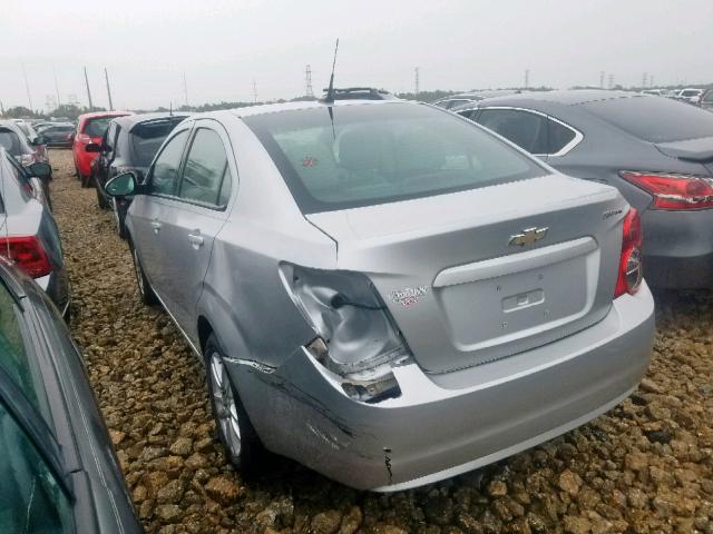 1G1JA5SHXE4237668 - 2014 CHEVROLET SONIC LS SILVER photo 3