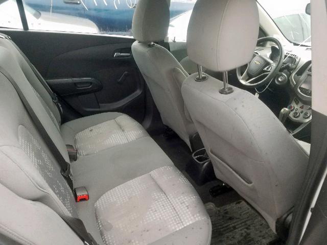 1G1JA5SHXE4237668 - 2014 CHEVROLET SONIC LS SILVER photo 6