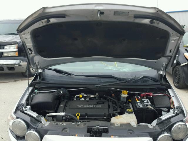 1G1JA5SHXE4237668 - 2014 CHEVROLET SONIC LS SILVER photo 7