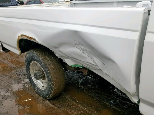 1FTHX25FXVEA33265 - 1997 FORD F250 WHITE photo 9