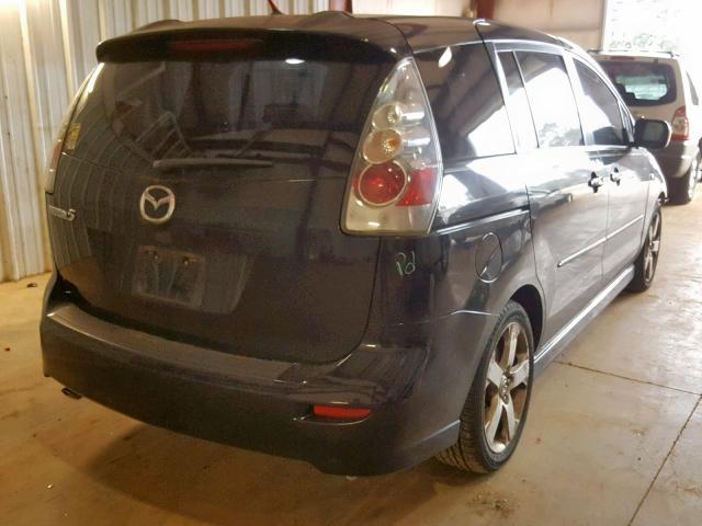 JM1CR293660120776 - 2006 MAZDA 5 BLACK photo 4