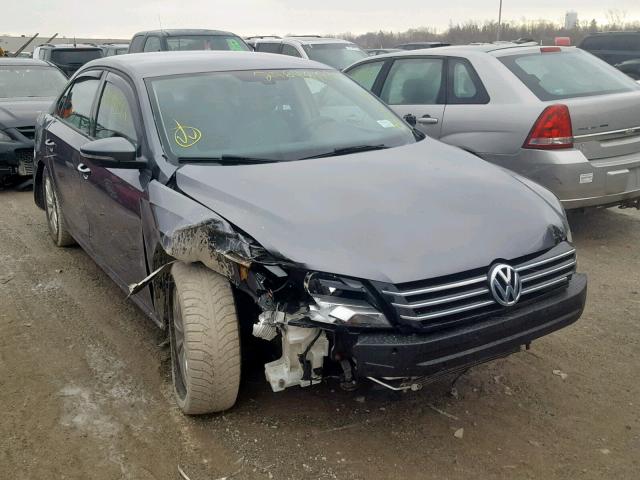 1VWAP7A32CC037326 - 2012 VOLKSWAGEN PASSAT S GRAY photo 1