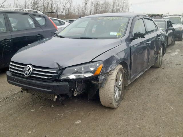 1VWAP7A32CC037326 - 2012 VOLKSWAGEN PASSAT S GRAY photo 2