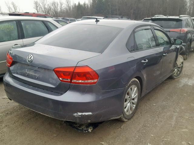 1VWAP7A32CC037326 - 2012 VOLKSWAGEN PASSAT S GRAY photo 4