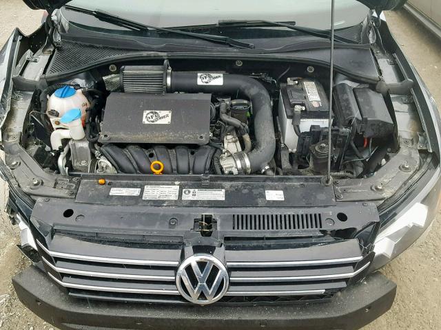 1VWAP7A32CC037326 - 2012 VOLKSWAGEN PASSAT S GRAY photo 7