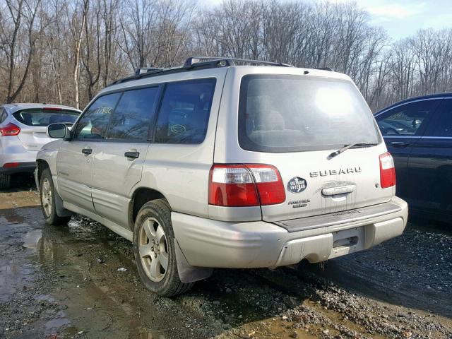 JF1SF656X1H763417 - 2001 SUBARU FORESTER S SILVER photo 3