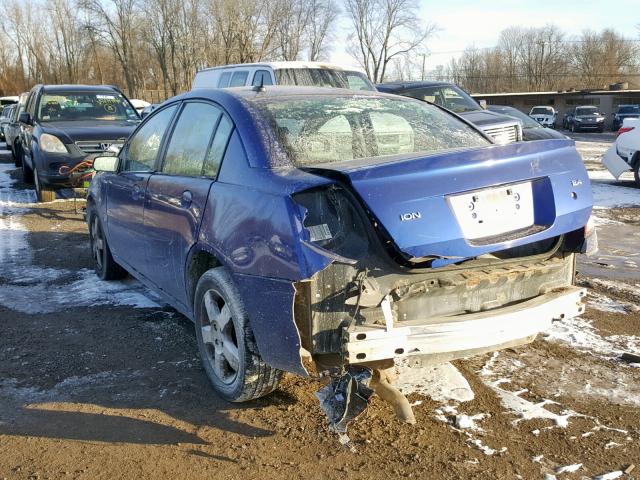 1G8AL55B46Z194792 - 2006 SATURN ION LEVEL BLUE photo 3