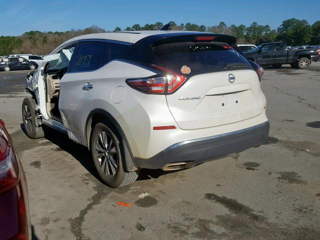 5N1AZ2MG6GN152452 - 2016 NISSAN MURANO S WHITE photo 3