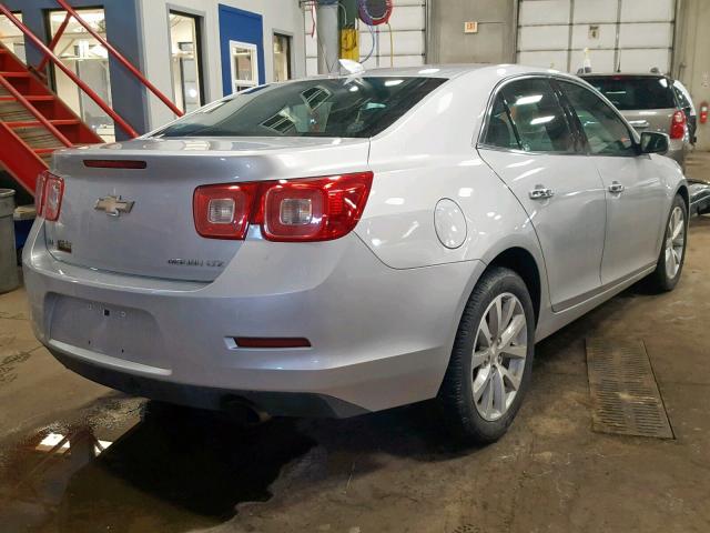 1G11F5SL9FF293208 - 2015 CHEVROLET MALIBU LTZ SILVER photo 4