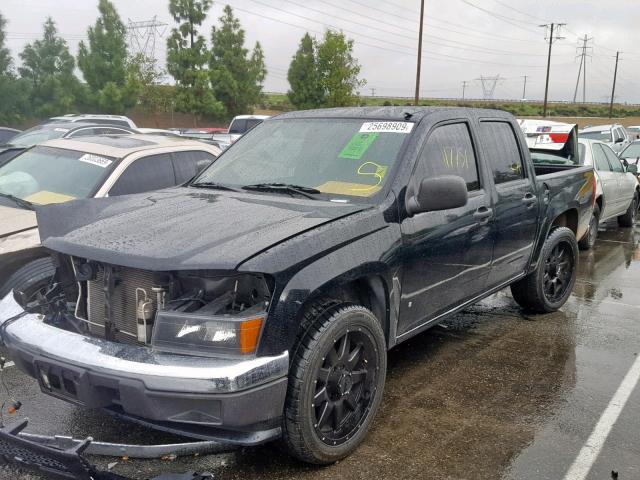 1GCCS138168224922 - 2006 CHEVROLET COLORADO BLACK photo 2