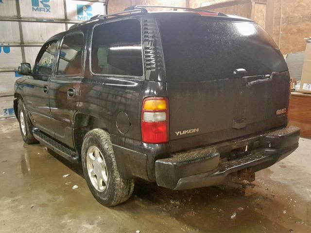 1GKEK63UX3J208651 - 2003 GMC YUKON DENA BLACK photo 3