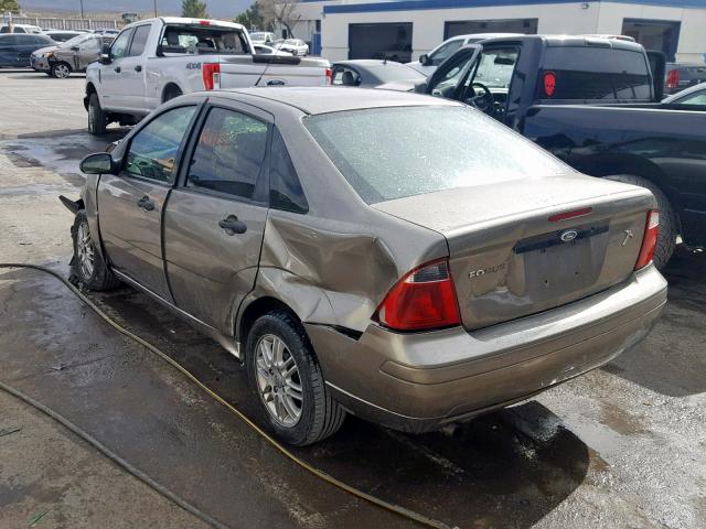 1FAFP34N07W290685 - 2007 FORD FOCUS ZX4 BROWN photo 3