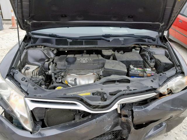 4T3ZE11A29U012682 - 2009 TOYOTA VENZA BASE GRAY photo 7