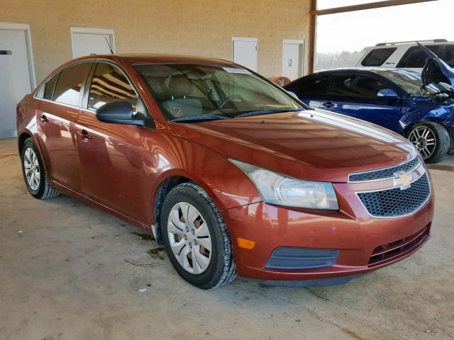 1G1PD5SH8C7322134 - 2012 CHEVROLET CRUZE LS ORANGE photo 1