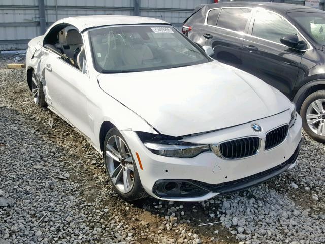 WBA4Z1C53JEA31378 - 2018 BMW 430I WHITE photo 1