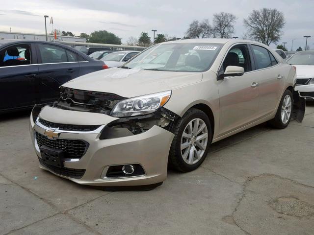 1G11E5SA4GF104399 - 2016 CHEVROLET MALIBU LIM 金色 照片 2