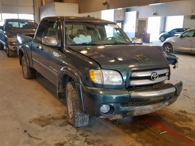 5TBBT44123S337662 - 2003 TOYOTA TUNDRA ACC GREEN photo 1