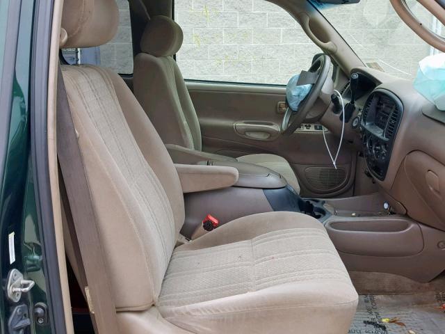 5TBBT44123S337662 - 2003 TOYOTA TUNDRA ACC GREEN photo 5