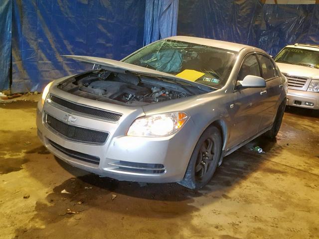 1G1ZH57B68F196788 - 2008 CHEVROLET MALIBU 1LT ვერცხლისფერი ფოტო 2