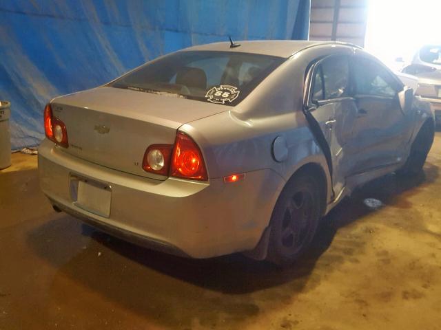 1G1ZH57B68F196788 - 2008 CHEVROLET MALIBU 1LT ვერცხლისფერი ფოტო 4
