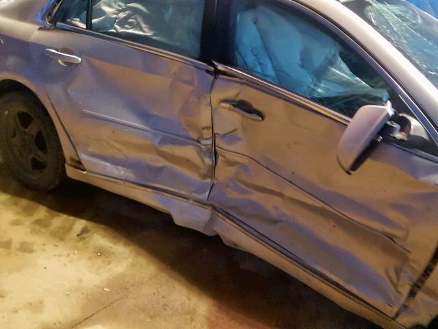 1G1ZH57B68F196788 - 2008 CHEVROLET MALIBU 1LT ვერცხლისფერი ფოტო 9