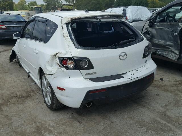 JM1BK343391199979 - 2009 MAZDA 3 S WHITE photo 3