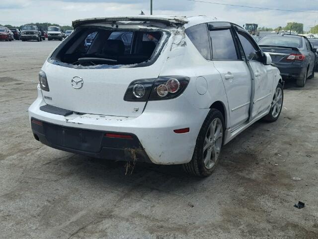 JM1BK343391199979 - 2009 MAZDA 3 S WHITE photo 4