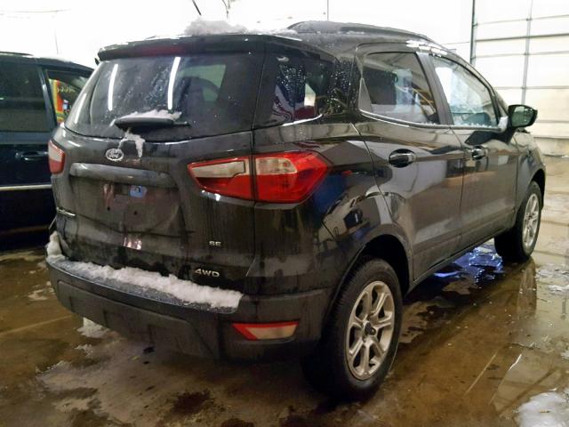 MAJ6P1UL8JC226857 - 2018 FORD ECOSPORT S BLACK photo 4