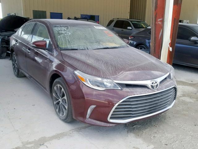 4T1BK1EB1GU234892 - 2016 TOYOTA AVALON XLE MAROON photo 1